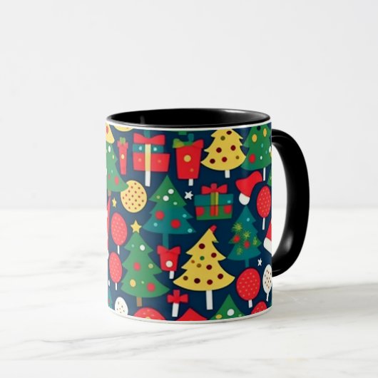 Kerst patroon 1 - Koffie Mok (Voorkant rechts)