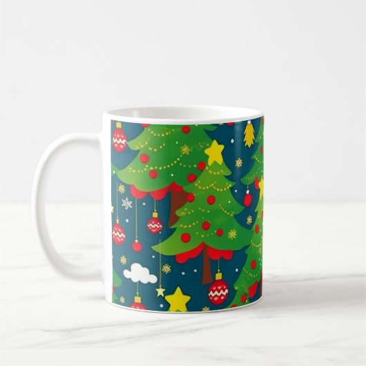 Kerst Patroon 2 - Koffie Mok (Links)