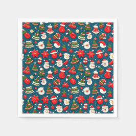 Kerst Patroon 4 - Papieren servet