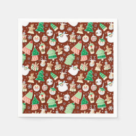 Kerst Patroon 7 - Papieren servetten