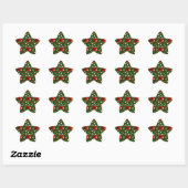 Kerst Patroon 8 - Sticker (Vel)