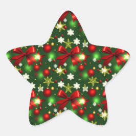 Kerst Patroon 8 - Sticker