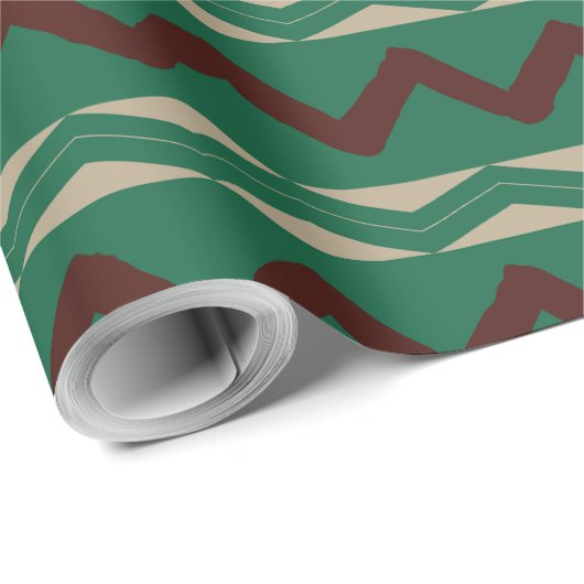 Kerst patroon, Gelukkig Nieuwjaar Cadeaupapier (Rol Hoek)