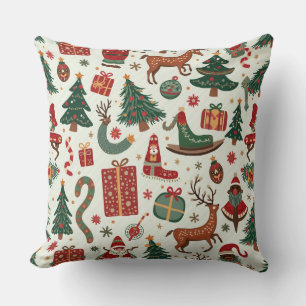 Kerst patroon kussen kussen