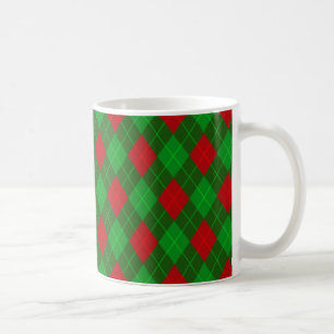 Kerst pattereerde koffie mok