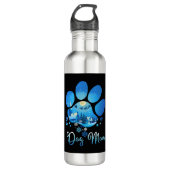 Kerst Paw Dog Mam Waterfles (Voorkant)