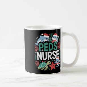 Kerst Peds Nurse Zee Animals Nursing Appreciat Koffiemok