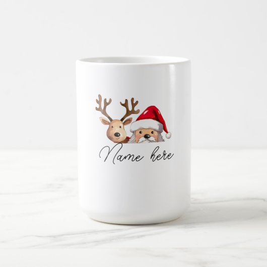 Kerst Peking gepersonaliseerde naam Koffiemok (Center)