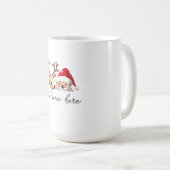 Kerst Peking gepersonaliseerde naam Koffiemok (Voorkant rechts)