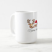 Kerst Peking gepersonaliseerde naam Koffiemok (Voorkant links)