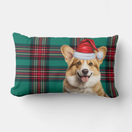 Kerst Pembroke Welsh Corgi Dog Holiday Plaid Kussen