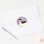 Kerst Pembroke Welsh Corgi Gift Labels (Envelop)