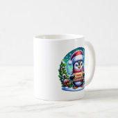 Kerst Penguin Koffiemok (Voorkant rechts)
