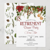 Kerst Pensioen Partij, Bedrijf met pensioen Kaart (Voorkant / Achterkant)