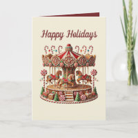 Kerst peperkoek Carrousel aanpasbaar