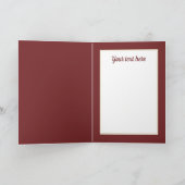 Kerst peperkoek Carrousel aanpasbaar Feestdagen Kaart (Binnen)