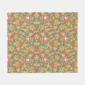 Kerst peperkoek fleece deken (Voorkant (Horizontaal))