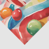 Kerst peperkoek huizen tissue papier (Detail)