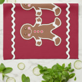 Kerst peperkoek jongens keukenhanddoek (Gevouwen)