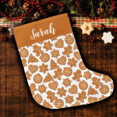 Kerst peperkoek koekjes kerst kous grote kerstsok