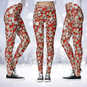Kerst peperkoek koekjes Leggings