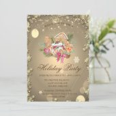 Kerst peperkoek koekjes sterren groen kaart (Staand voorkant)