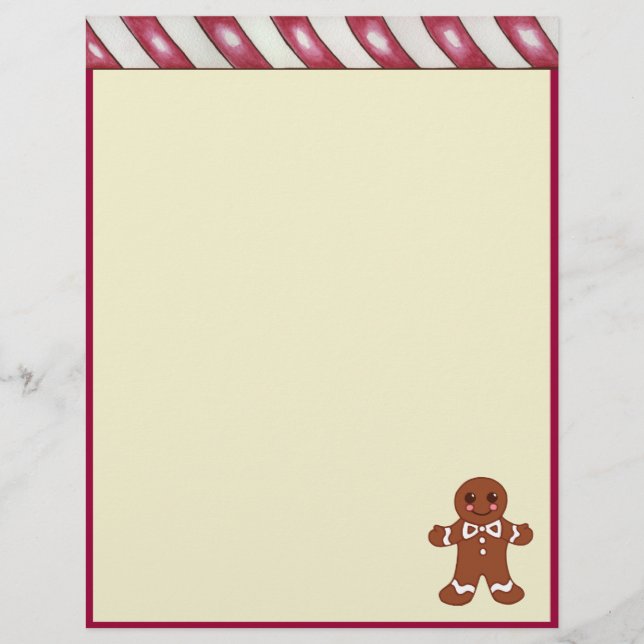 Kerst peperkoek Letterkop (Voorkant)