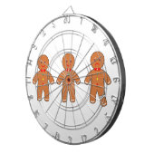 Kerst peperkoek mannen dartbord (Voorkant Rechts)