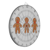 Kerst peperkoek mannen dartbord (Voorkant Links)