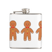 Kerst peperkoek mannen heupfles (Voorkant)