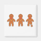 Kerst peperkoek mannen magneet (Voorkant)