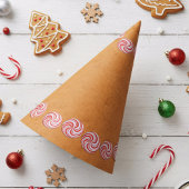 Kerst peperkoek pepermunt swirl Snoep Feesthoedjes