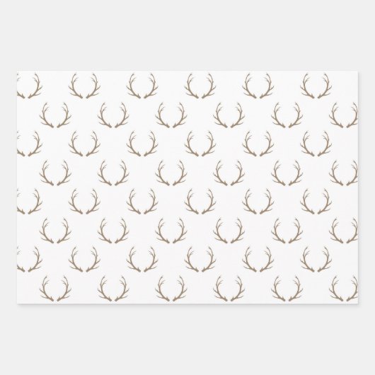 Kerst peperkoek rendier rode snoep Canes Inpakpapier Vel (Voorkant 2)