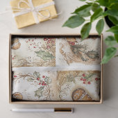 Kerst peperkoek rondes tissuepapier (Geschenk)