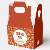 Kerst peperkoek rood en wit bedankdoosjes (Open)