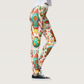Kerst peperkoek ruimte leggings (Rechts)