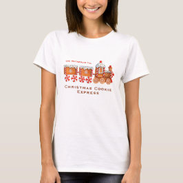 Kerst peperkoek Trein  T-shirt