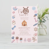 Kerst peperkoek | Tweede verjaardag Kaart (Staand voorkant)