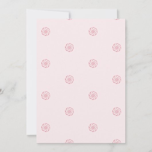 Kerst peperkoek | Tweede verjaardag Kaart (Achterkant)