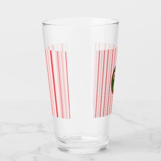 Kerst/pepermunt Glas (Rechts)