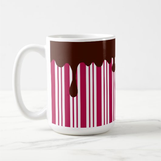 Kerst Pepermunt Heet Chocolade Mok (Links)