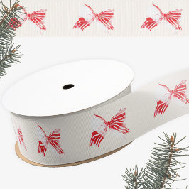 Kerst Pepermunt Plaid Gekoppeld Met Bow Holiday Grosgrain Lint