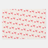 Kerst Pepermunt Plaid Gekoppeld Met Bow Holiday Inpakpapier Vel (Voorkant 2)