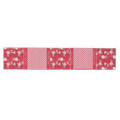 Kerst Pepermunt Print Medium Tafelloper (Horizontaal)