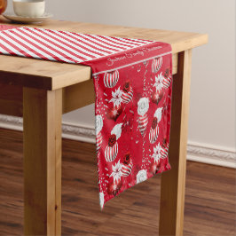 Kerst Pepermunt Print Medium Tafelloper