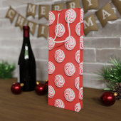 Kerst Pepermunt Snoep Feestelijke Wijn Gift Bag Cadeautas