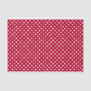 Kerst Pepermunt Snoep Lollipops Polka Dot Tissuepapier
