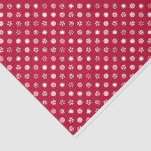 Kerst Pepermunt Snoep Lollipops Polka Dot Tissuepapier (Detail)