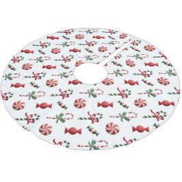 Kerst pepermunt Snoepjes en snoepjes Kerstboom Rok