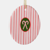 Kerst-/pepermuntsieraden Keramisch Ornament (Rechts)